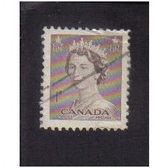 1953 canada queen elizabeth11 1c f/u sg450