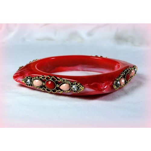 Retro Bracelet Bangle Art Nouveau Bronze Decoration Jewellery 2365