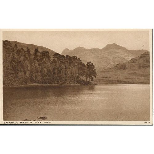 Vintage L Salmon Ltd. PC c1940 - Langdale Pikes & Blea Tarn, Cumbria - 11832