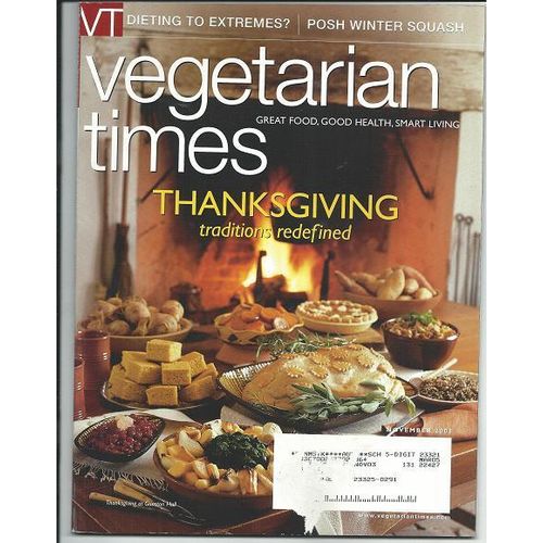 VEGETARIAN TIMES magazine NOVEMBER 2003