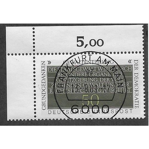 GER 1981 50pf 'GERMAN LAW - ARTICLE 20' FINE USED(EBID60-753)