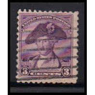 Used 708 3c George Washington Barely Clears Z0590