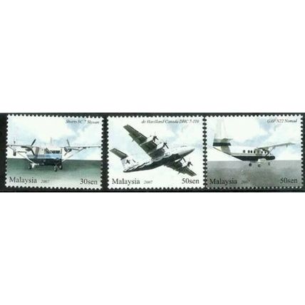 Air Transportation In Malaysia 2007 Aviation Airplane (stamp) MNH