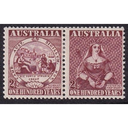 Australia 1950 SG 239-40 MM Se-tenant (C-090-01)