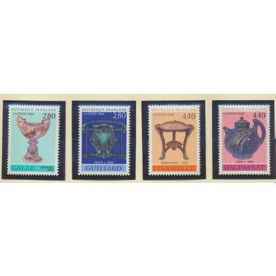 France Stamps Scott #2398 To 2401, Mint Never Hinged