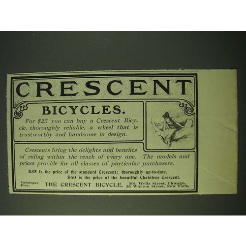 1900 Crescent Bicycles Ad