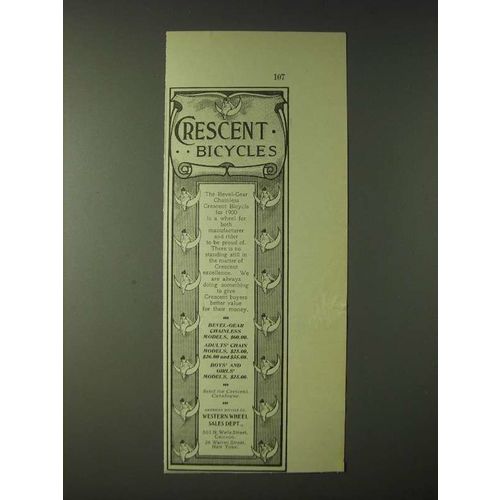 1900 Crescent Bicycles Ad - Crescent Bicycles