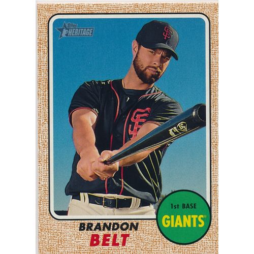 2017 Topps Heritage Baseball 290 Brandon Belt San Francisco Giants