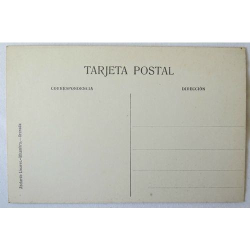 Postcard Puerta del Vino, Alhambra, Granada, Spain. Unposted
