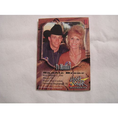 Ty Murray 1995 High Gear Rodeo Silver base NO. 1