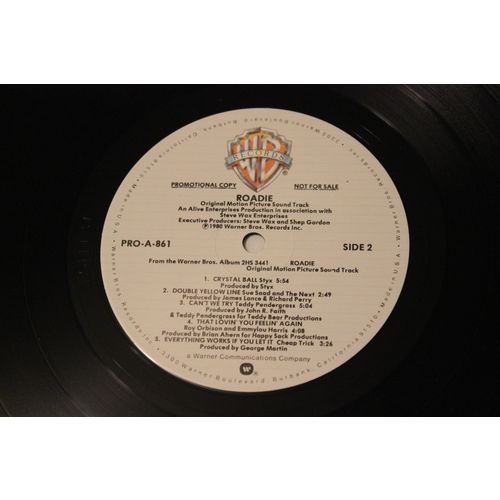 ROADIE-Original Soundtrack Promo Special Limited Edition Various Artists LP