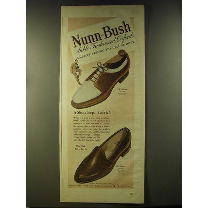 1946 Nunn-Bush Advertisement - Cordova Style 405 and Cordova Style 426 Shoes