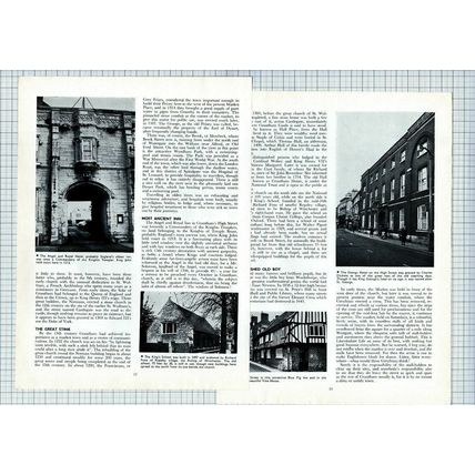 (6182) Grantham Lincolnshire George Hotel - 1968 Article