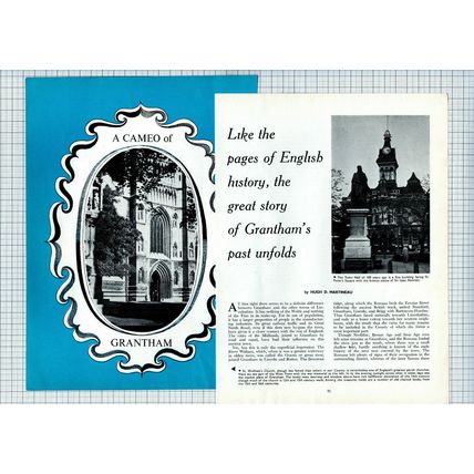 (6182) Grantham Lincolnshire George Hotel - 1968 Article