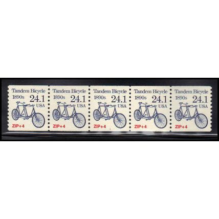 2266 24.1c Tandem Bicycle Very Fine MNH Dry Gum PNC 1/5 X1368