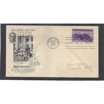 FDC Art Craft 925 3c Corregidor (Cachet-Penciled/A) CV42256