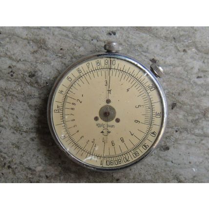 Used Russian UeHa Circular Pocket Watch Calculator Slide Rule KL-1 (1960's)