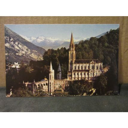 PYRENEES, LOURDES, FRANCE unused postcard =