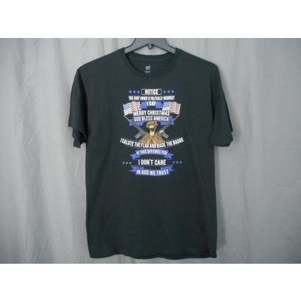 Politically Incorrect Men's L Shirt. If it offends you I don't care. God Guns