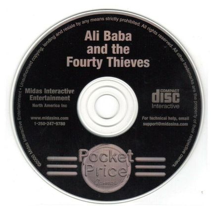 Ali Baba & Fourty Thieves (Ages 6+) (PC-CD, 2000) for Windows - NEW CD in SLEEVE