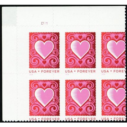 4847, Die Cut Shift ERROR Block of Six Stamps VERY RARE! - Stuart Katz