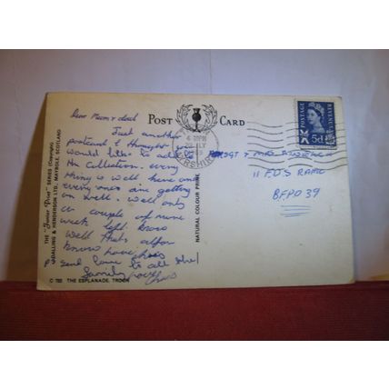 THE ESPLANADE, TROON, Ayrshire used postcard 1969 postmark #