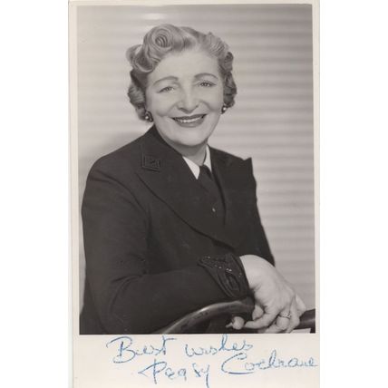 Peggy Cochrane Pianist Vintage Hand Signed Autograph Photo