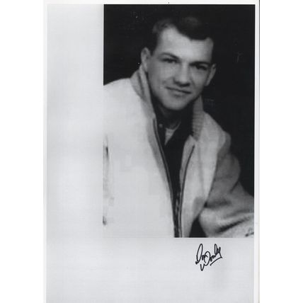 Don Woody American Rockabilly Drummer Giant Hand Signed Photo