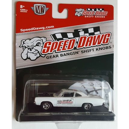 M2 Machines 1969 Plymouth Road Runner 400 Speed Dawg White Limited Edition