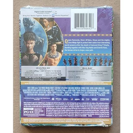 Black Panther: Wakanda Forever Talokan Steelbook 4K Ultra HD Movie