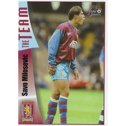 Futera's Aston Vila 1997-98 Fans' Selection: The Team - No. 16, Milošević