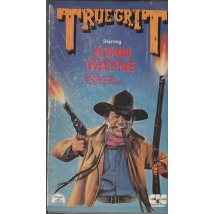 TRUE GRIT (1969) - VHS VIDEO - JOHN WAYNE, KIM DARBY