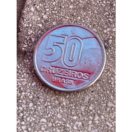 Umlaufmünze Brasilien 50 Cruzeiros 1992