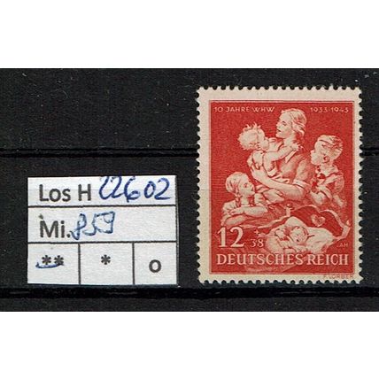 Los H22602: Deutsches Reich Mi. 859 **