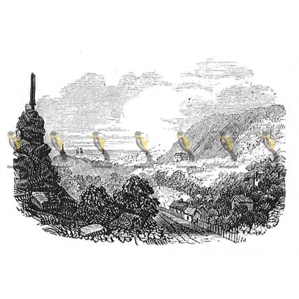 Bonchurch, Isle Of Wight, England, 1840, MODERN REPRODUCTION