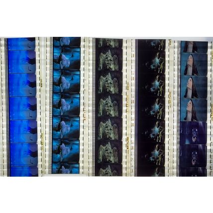 NEVER ENDING STORY. Pk MULTI VNR - A007g . - 5 STRIPS OF 5 - 35MM FILM CELLS