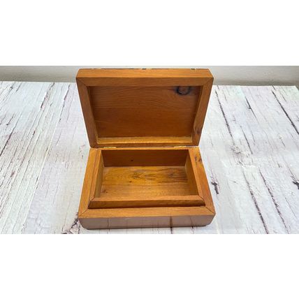 Vintage Exquisite Thuya Burl Wooden Jewelry Box, Timeless Keepsake Chest from th