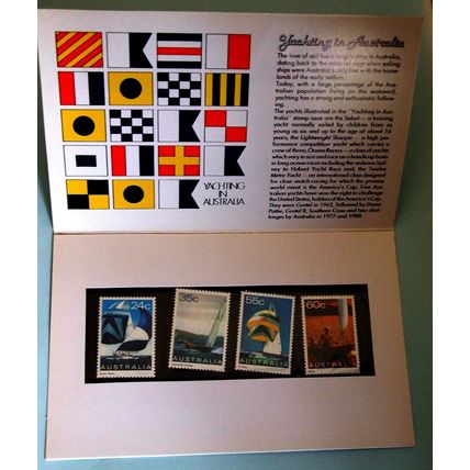 Australia 1982 Yachting in Australia presentation pack