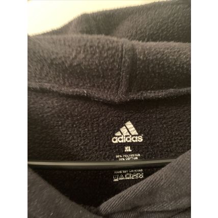 Adidas Originals Men's Hoodie Sweatshirt Pullover Size XL Black & White