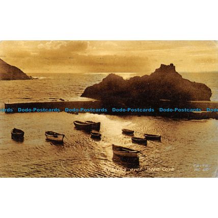 R090261 Evening over Hope Cove. Frith. 1965