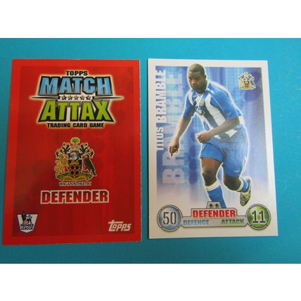 Titus Bramble - Wigan Athletic - Match Attax 2007/08 Football Card