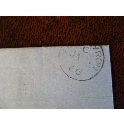 1866 GB QV 1d Red stamp LO Plate 91 cover Charles Prest Wesleyan Islington