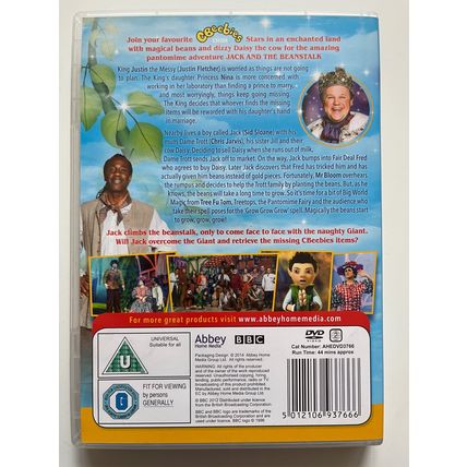 CBEEBIES PANTO - JACK AND THE BEANSTALK (UK DVD, 2014)