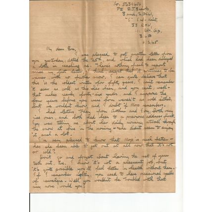 GB 1945 Field Post Office Cover With Censor And Original Contents To London E6