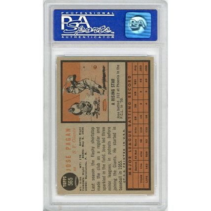 1962 Topps Jose Pagan #565 PSA 9 P1379