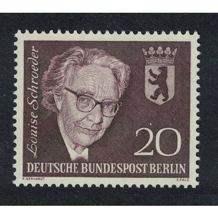 Berlin Louise Schroeder Commemoration 1961 MNH SG#B193