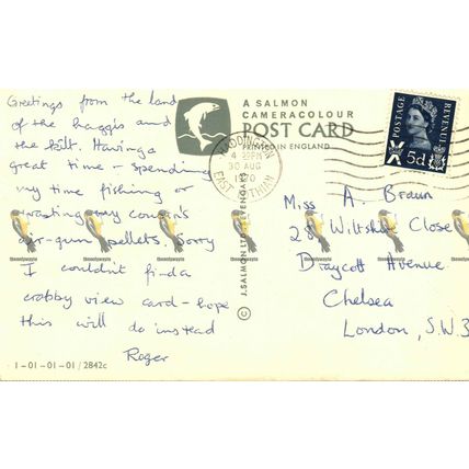 St Giles Cathedral, Edinburgh, Salmon Cameracolour Postcard, 1970