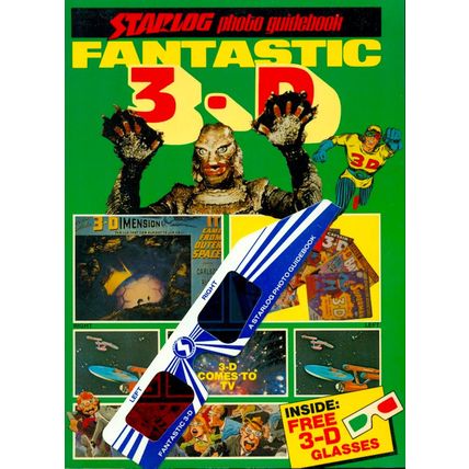 FANTASTIC 3-D 1982 first edition Starlog photo guidebook with glasses