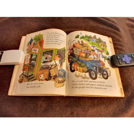 Little Golden Book Seven Little Postmen By Margret W Brown (C) Fine 6.5 1971