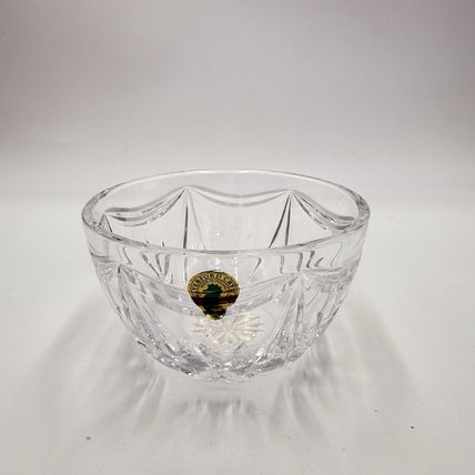 Waterford Crystal Variety Bowl 5" Poland #142017 Clear Etched Decor Vintage